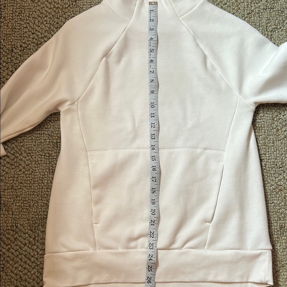 Fabletics White Cowl Neck Sweater Cozy Knit - Picture 7 of 7